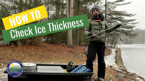 how to test ice thickness